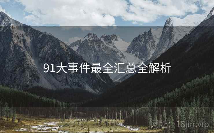 91大事件最全汇总全解析